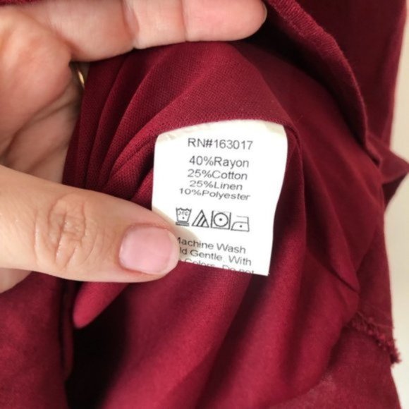 Princess Polly Villa Burgundy Mini Wrap Dress size 4 us worn once perf condition - Picture 9 of 10